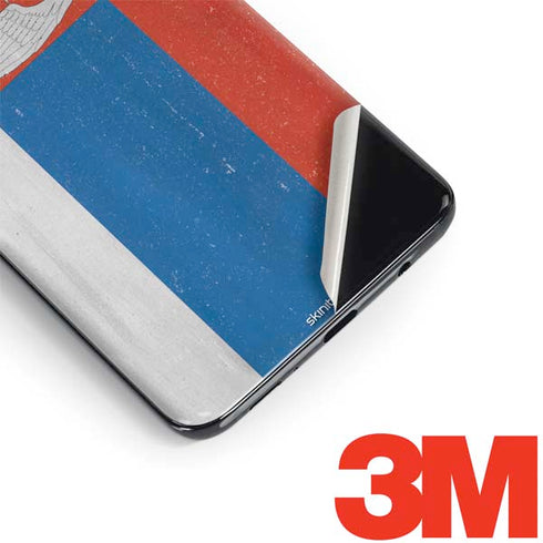 Serbia Flag Distressed Galaxy S9 Skin